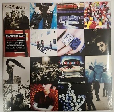 U2 – Achtung Baby - 2 X LP Vinyl Records 12  - NEW & Sealed - Alt Rock -  • $54.95