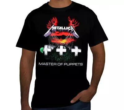 METALLICA MASTER OF PUPPETS PUNK ROCK Black T Shirt • $11.99