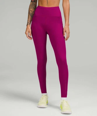 $45 • Buy Lululemon Swift Speed High-Rise Tight 28  Magenta Leggings AUS 12 CAN 8