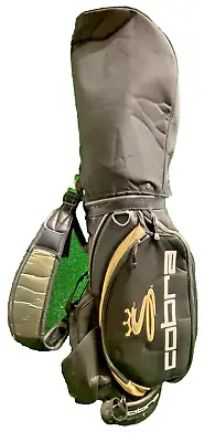 Cobra Golf Staff Bag Single Strap 6-Dividers With Rain Cover Zippers Work Great • $133.95