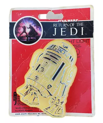 1983 Star Wars Return Of The Jedi R2-D2 Night Light Adam Joseph Tested Works M11 • $11.95