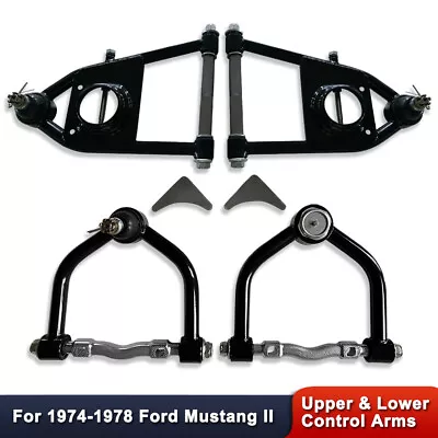 Front Suspension Tubular Upper & Lower Control Arms For Ford Mustang II 1974-78 • $175.68