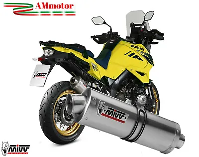 Mivv Suzuki V-Strom 1050 / XT 2022 DL Exhaust Motorcycle Oval Inox Approved • $321.43