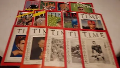 Vintage Time Magazines Football Related 1931-1986 You Choose • $9.95