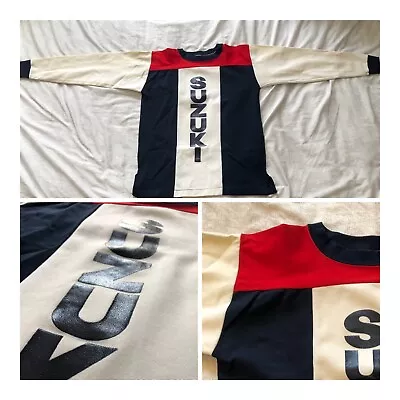 Vintage Suzuki Motocross Motorcycle Racing Dirt Bike Shirt Jersey MADE IN USA • $120