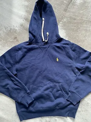 £30 • Buy Polo Ralph Lauren Hooded Sweatshirt Mens Size S Navy