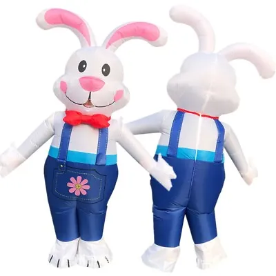 Adult Inflatable Cosplay Halloween Rabbit Costume For Men Or Women Easter Bunny  • $39.99