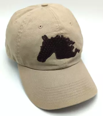 AMERICAN MUSEUM OF NATURAL HISTORY HORSE Exhibit Hat Beige Adjustable Cap • $19.95