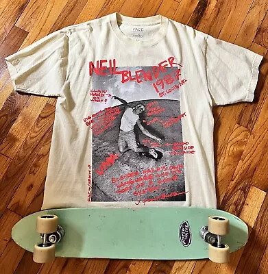 Neil Blender Shirt J. Grant Brittain Photo 1987 FACT. Arkitip The Heated Wheel M • $30