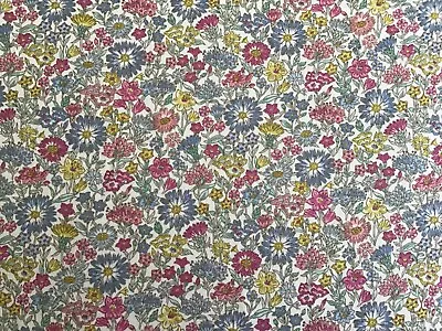 Liberty Fabric May Fields Remnant 18ins X 10ins Tana Lawn Patchwork Crafts • £5.50