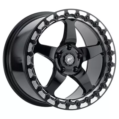 Forgestar 15x10 D5 Beadlock Wheel Machined Black 5x4.75/5x120.65 +50mm • $956.97