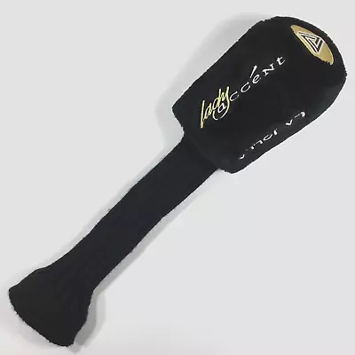 GOLF CLUB COVER # 3 FAIRWAY WOOD Lady ACCENT La Jolla Black Plush REPLACEMENT • $9.35