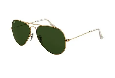 $111.55 • Buy New Authentic Ray-Ban Sunglasses Aviator RB 3025 L0205 Gold/Grey 58mm (Medium)