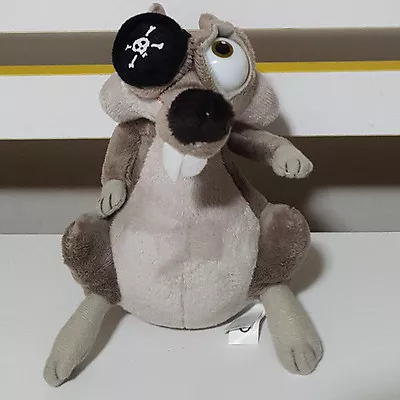  Scrat Plush Toy Ice Age Continental Drift The Squirrel Pirate Scrat Toy 17cm • $26