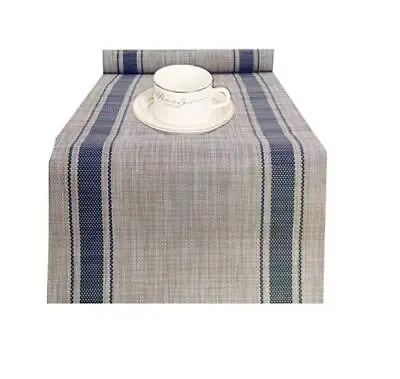 Compatible Placemats Table Runner1 Piece 12x71 Crossweave Woven Vinyl Table ... • $20.95