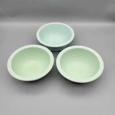 Vintage Riviera Ware Arrowhead Melmac Melamine Bowls Mint Green 5.5  Lot Of 3 • $10.72