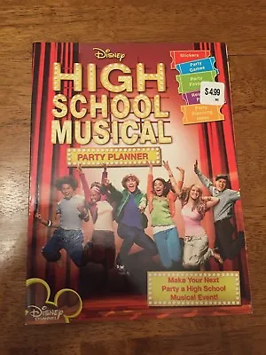 Disney High School Musical Party Planner Booklet 2007 Stickers Games Favors  • $2.97