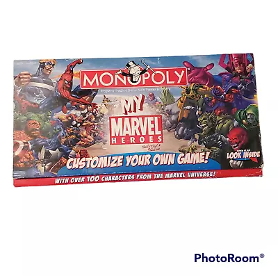 MY MARVEL HEROES Monopoly Game Customize Your Own Game Collector's Edition 2006 • $11.50