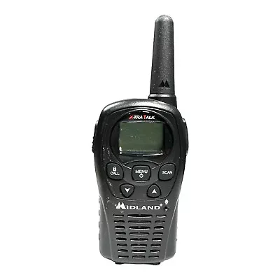 Midland LXT500PA Two Way Radio - Single - Black With Battery (NO CHARGER) • $12.99