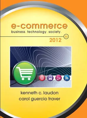 E-Commerce 2012 Hardcover Carol Guercio Laudon Kenneth C. Trave • $6.45