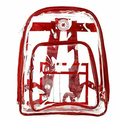 Clear Backpack Heavy Duty Durable Transparent Student School Bag Security Check • $39.53