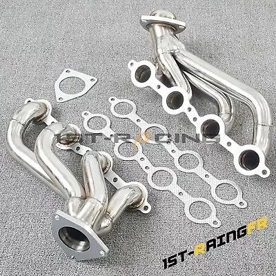 Exhaust Headers Manifold For 2002-2013 Cadillac Escalade/Hummer H2 5.3L 6.0 6.2L • $159.79