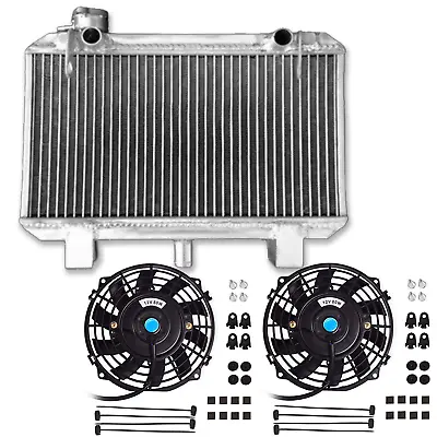 3 ROW For 1975-1978 1976 1977 Yamaha TZ750 TZ 750 Aluminum Radiator & Fans • $304.89