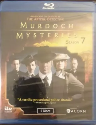 Murdoch Mysteries Seventh Season 7 Blu-Ray (2014 5-Disc Set) SEALED Free Shpg  • $17.91