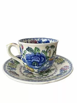Masons Regency Coffee Cup And Saucer Small Vintage • £9.99