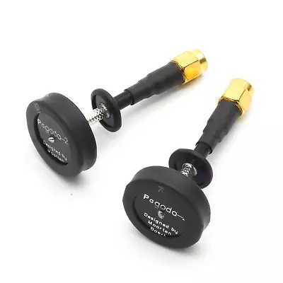 2pcs Pagoda FPV Antenna 5.8GHz Omni-Directional Circular Polarized (SMA / RP-SMA • $12.99