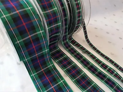 Berisfords MACKENZIE  Tartan Ribbon Scottish Approved Design - 7 10 16 25 40mm • £2.20