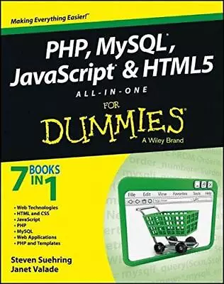 PHP MySQL JavaScript & HTML5 All?in?One For Dummies • £5.75