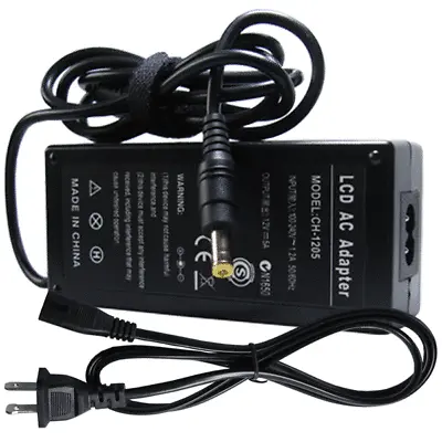 AC Adapter For QNIX QX2710 EVOLUTION II 27  LED Monitor Power Supply Cord • $17.99