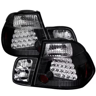 Spyder LED Tail Lights Black For 99-01 BMW E46 3-Series 4Dr • $278.94