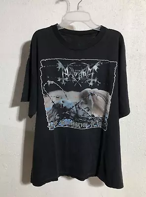Vintage 2000 Mayhem Declaration Of War Tour T Shirt S-5XL Black EE1080 • $20.89