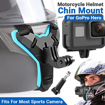 $11.86 • Buy A Camera Full Face Helmet Chin Mount Holder Accessories For GoPro HERO 8 7 6 