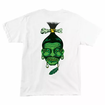 Creature SHRUNKEN HEAD Skateboard T Shirt WHITE • $20.95
