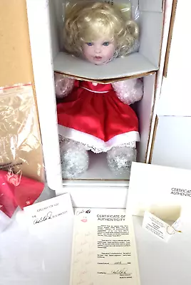 New In Box Marie Osmond Christmas ~ Santa Baby ~ Porcelain Toddler Doll Coa #325 • $124.95