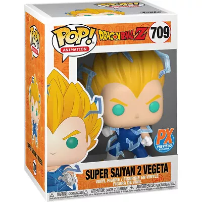 Super Saiyan 2 Vegeta Funko POP! Figure #709 PX Previews Dragon Ball Z NEW • $15.99