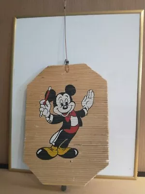 Disney Mickey Mouse Bamboo Rotating Mobile; Ok Condition Some Obvious Wear  • $9.99