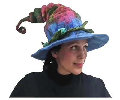 Wizard Witch Magician Hat Pixie Oz Fancy Dress Festival Theatre Prop Funny Party • £29.70