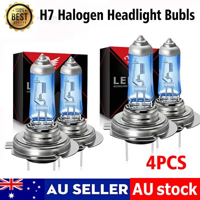H7 LED Headlight Globes Car Light Bulbs 100W 6000K 12V Xenon Super White Lamp • $21.85