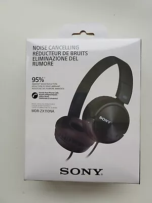 £38 • Buy Sony MDR-ZX110NA Overhead Active Noise Cancelling Headphones - Black