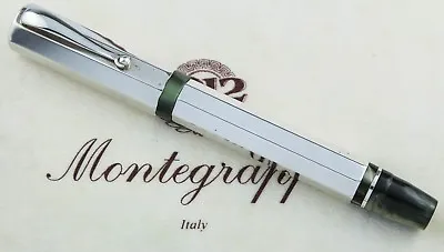 Montegrappa Sterling Silver Smooth Eleganza Large Size Rollerball Pen • $1500