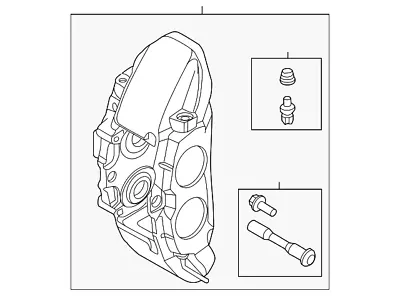 Genuine Ford Disc Brake Caliper LJ9Z-2B120-A • $281.55