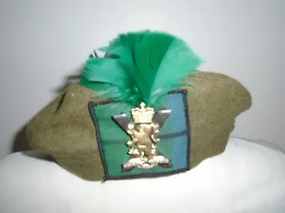 Royal Regiment Of Scotland Tam O Shanter Green Hackle Approx 55cm British Army • £40.50
