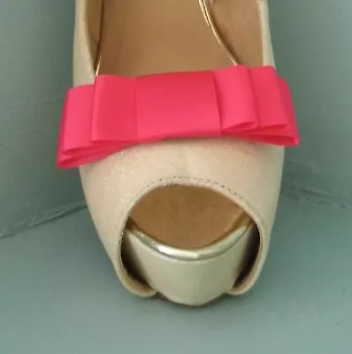 £12.99 • Buy Triple Bow Shoe Clips / Matching Handbag Clip - Other Colours On Request