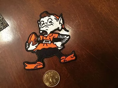 Cleveland Browns Embroidered Iron On  Patch  Vintage NFL TOP Quality 3.5” X 3  • $5.95