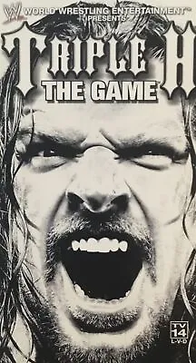 Triple H The Game WWE WWF Wrestling (VHS 2002) VCR Video Tape With Inserts • $4.99