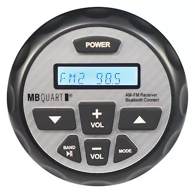$99.99 • Buy MB Quart GMR2.5 Gauge Hole Bluetooth Marine Receiver For Boat